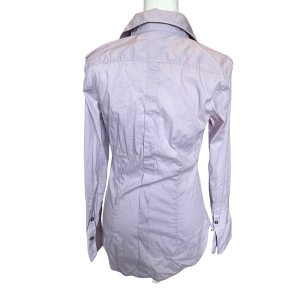 Express Design Studio chic lavender collared button up S - Picture 3 of 5